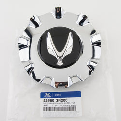 Genuine OEM 2010-2013 Hyundai Equus 6 inch Chrome Wheel Center Caps Chrome QTY=1