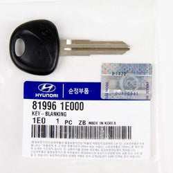 Hyundai New Verna Key Blank #81996 1E000 1PC Genuine OEM
