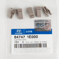 (5PC) Genuine OEM Hyundai Kia Clip- Spring Trim 84747-1E000