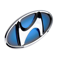 Hyundai Sonata Hybrid Chrome/Blue Front Emblem GENUINE OEM 86300 4R000