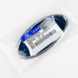 Hyundai Sonata Hybrid Chrome/Blue Trunk Emblem GENUINE OEM 86300 4R100