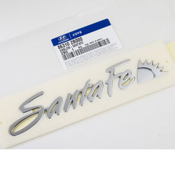 Genuine OEM Hyundai Kia 'SANTA FE' Emblem 2007-2010, 86310-2B000 195 X 35mm