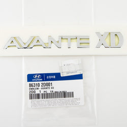 Genuine Hyundai Elantra Avante XD Emblem OEM Trunk Emblem Badge