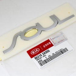 Genuine OEM Hyundai Kia SOUL Emblem for 2009-2013 Soul Tail Gate, 86310-2K000