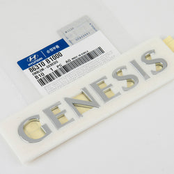 Genuine OEM Hyundai Kia Genesis Name Trunk Emblem for 2015-2016, 86310-B1000