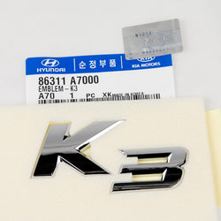 Genuine OEM Hyundai Kia Forte Cerato K3 Trunk Emblem Badge 86311-A7000