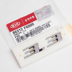 Genuine OEM Hyundai Kia 3.3 Emblem 17-18 Cadenza 86312-F6000
