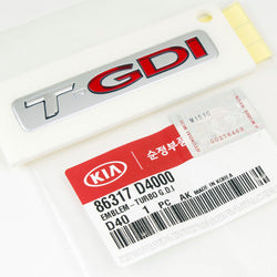 Genuine OEM Hyundai Kia Optima Turbo T-GDI Emblem 86317-D4000 for 2015 2016 2017