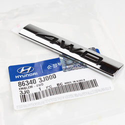 Genuine OEM Hyundai Kia 4WD Emblem for Veracruz 86340-3J000