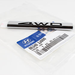 Genuine OEM Hyundai Kia 4WD Emblem for Veracruz 86340-3J000