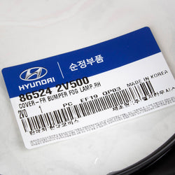 Genuine OEM Hyundai Veloster Turbo Fog Lamp Cover 2013-17 RIGHT SIDE 86524-2V500