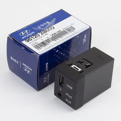 Genuine OEM Hyundai Kia Audio Jack Assy AUX IPOD USB 2007-12 Santa Fe 96120-2B000