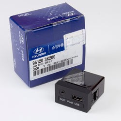 Genuine OEM Hyundai Kia AUX ipod USB Jack Assy for 2011-14 Elantra, 96120-3X200