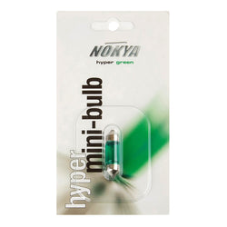 Nokya 10X31mm Festoon Halogen Bulb Green 10W R161