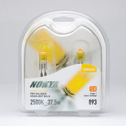 893 Headlight Bulbs Nokya Hyper Yellow 2500K 37.5W (Stage 1) NOK6622