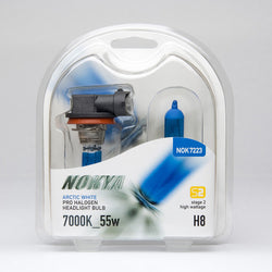 Nokya Pro Halogen H8 Headlight Bulb Hyper White 7000K 55W High Wattage NOK7223