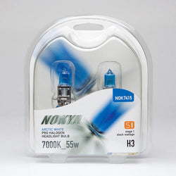 Nokya H3 Headlight Bulbs - Arctic White 7000K 55W (Stage 1)