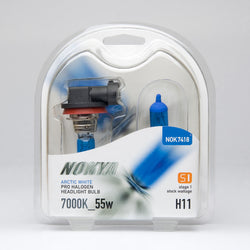 Nokya Arctic White H11 55w Halogen Bulbs
