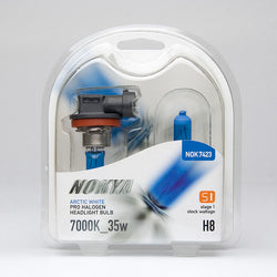 Nokya Pro Halogen H8 Fog Light Bulb Hyper White 7000K 35W NOK7423
