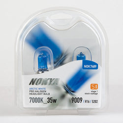 Nokya Arctic White 7000K H16 9009 5202 Fog Light Bulb 35W 1 PAIR NOK7489