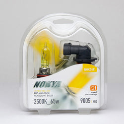 9005/HB3 Headlight Bulbs Nokya Hyper Yellow 2500K 65W (Stage 1) - NOK7611