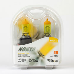 9004/HB1 Headlight Bulbs Nokya Hyper Yellow 2500K 65/45W (Stage 1) NOK7612