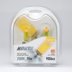 9006XS Headlight Bulbs Nokya Hyper Yellow 2500K 55W (Stage 1) NOK7619