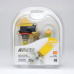 Nokya H8 Headlight Bulbs - Hyper Yellow 2500K 35W (Stage 1)