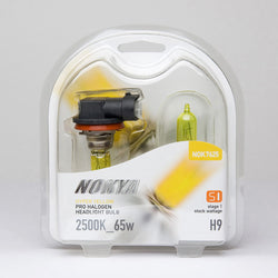 H9 Headlight Bulbs Nokya Hyper Yellow 2500K 65W (Stage 1) NOK7625