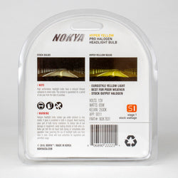 Nokya Hyper Yellow Pro Halogen Headlight Bulbs 9011 - 2500K 65W 12V NOK7631