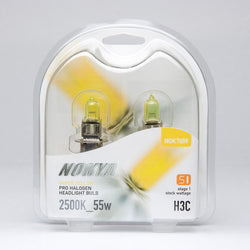 Nokya H3C Headlight Bulbs - Hyper Yellow 2500K 55W (Stage 1)