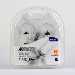 Nokya Crystal Clear H7 55W Headlight Bulbs / DOT Approved NOK7816