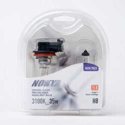Nokya Crystal Clear H8 35W Headlight Bulbs / DOT Approved NOK7823