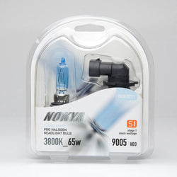 Nokya Pro-Halogen DOT Super White 3800K Headlight Bulb (1 Pair) 9005/HB3 65W 12V - NOK8711