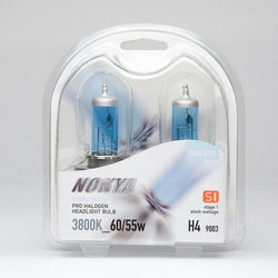 Nokya Pro-Halogen DOT Super White 3800K Headlight Bulb (1 Pair) H4/9003 60/55W 12V - NOK8713