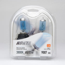 Nokya Pro-Halogen DOT Super White 3800K Headlight Bulb (1 Pair) 9007/HB5 65/55W 12V - NOK8714