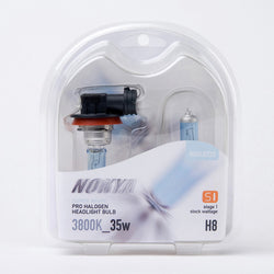 Nokya Pro-Halogen DOT Super White 3800K Headlight Bulb (1 Pair) H8 35W 12V - NOK8723