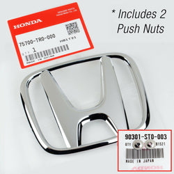 Genuine Honda Civic (2012-15) CR-V (2017-20) Front Emblem 75700-TR0-000 W/NUTS!