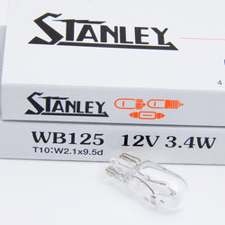 STANLEY A3022C 12V 5W T8X29 Clear Auto Bulb, Made in Japan Quantity=1 Bulb